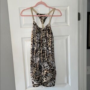 Ruby Rox Beige and Black Dress